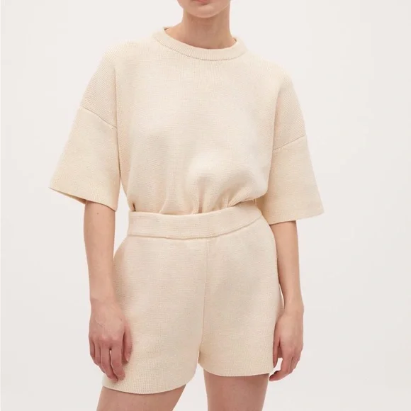 Babaa no35 Natural Jumper & Shorts Set - Picture 1 of 13